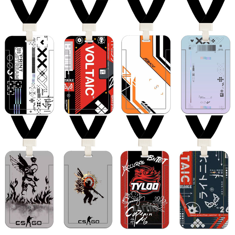 血腥运动二西莫夫同款csgo荷花印花集机校园工厂胸牌公交学生卡套