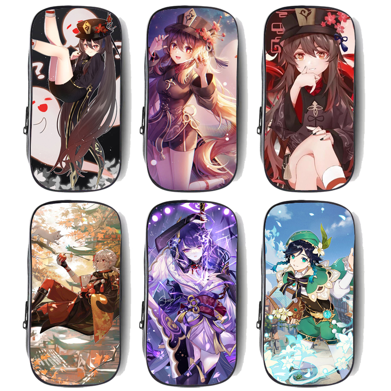 枫原万叶原神胡桃雷电将军笔袋