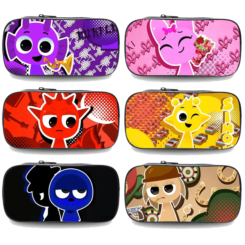 节奏盒子同款布鲁德莱姆Raddy小男孩sprunki文具盒儿童学生铅笔袋