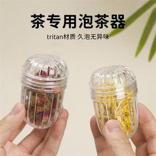 花茶球茶滤茶漏家用泡茶神器茶水分离过滤器茶漏茶仓泡茶球保温D3