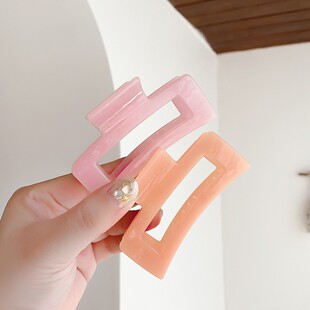 发夹女后脑勺抓夹鲨鱼夹发卡高级感发抓大号头发夹子头饰