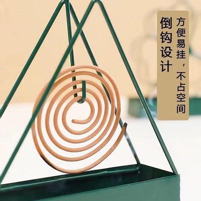 蚊香架三角蚊香架家用铁艺檀香架子养殖场蚊香棒蚊香炉盘香接灰D2