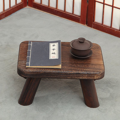 日式实木家c用小板凳 原木洗衣垫脚凳 儿童宝宝矮凳子泡桐木换鞋.