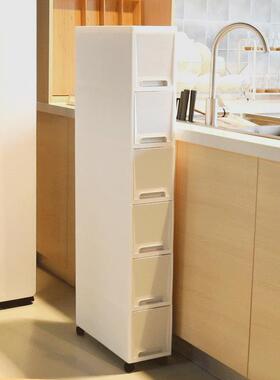 厨房化妆室夹缝收纳柜抽屉式18cm超窄缝隙置物架窄柜子长条靠墙