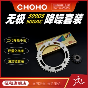 征和旗舰店适用摩托车无极500DS/AC DS525X/RR油封链条轮牙盘套装