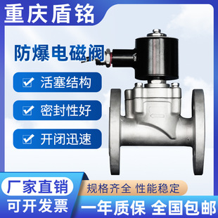 防爆电磁阀生产高压燃气电磁阀门220V24V304不锈钢燃气电磁阀
