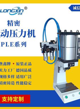 垄鑫牌PLE气动压力机小型台式可替代进口高精密气动冲压机冲床