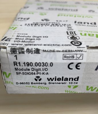 wieland威朗R1.190.0030.0可编程模块SP-SDIO84-p1-K-A