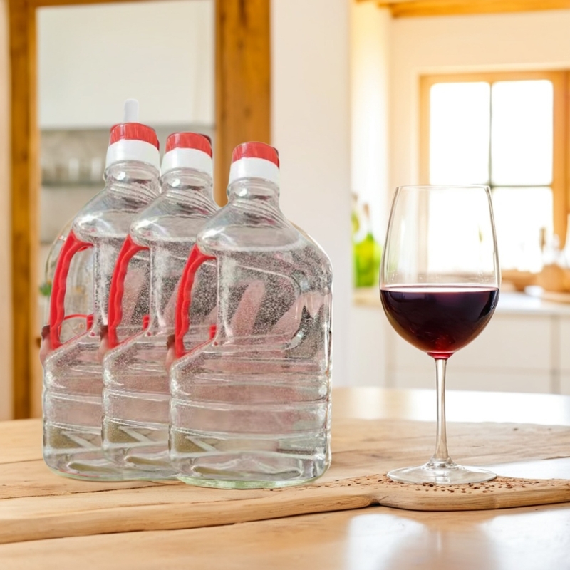 板栗老酒原浆酒散酒装1L/2L食品级透明塑料油壶 油瓶