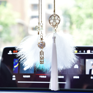 汽车香薰吊坠车载香水保平安后视镜挂件车内持久淡香高档车用饰品