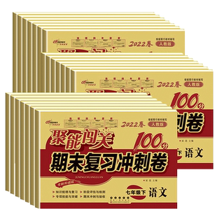 2024聚能闯关100分期末冲刺卷初中七年级上下册试卷语文数学英语政治地理历史生物物理人教北师版全套初一二三八九年级期末总复习