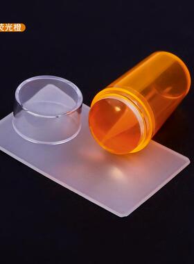 Clear Jelly Nail Stamper + Scraper Silicone Polish Stencil T