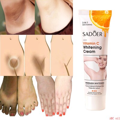 VitaminC Whitening Cream For Dark Skin Lighten Pigment Crotc