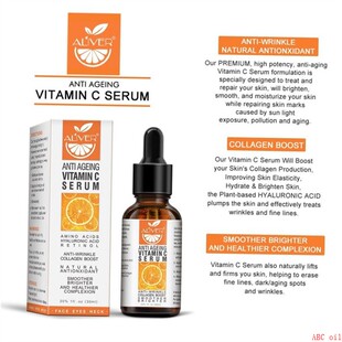 Anti Aging ViTC Serum Facial Essence Collagen Retinol
