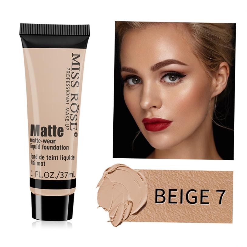 Face Makeup Liquid Matte Concealer Nude Foundation遮瑕粉底液
