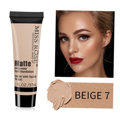 Face Makeup Liquid Matte Concealer Nude Foundation遮瑕粉底液
