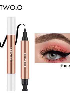O.TWO.O Eyeliner Stamp Black Liquid Eyeliner Pen Waterproof