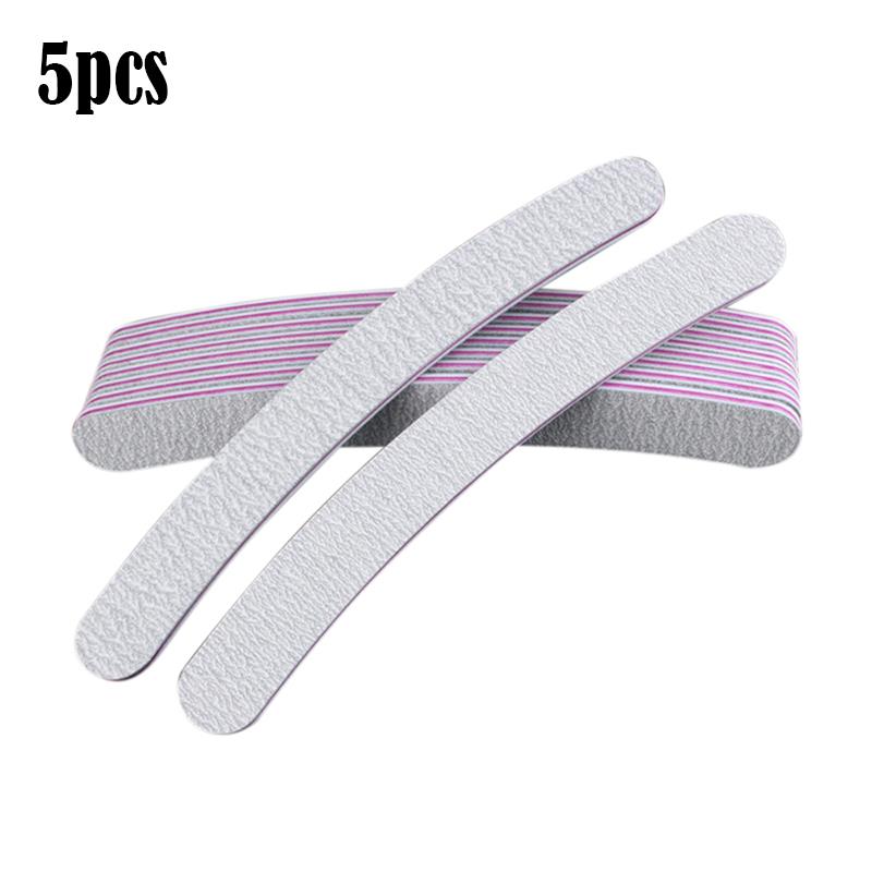 5Pcs/Set Nail file 100/180 Sandpaper nail file Sanding file