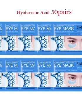 100 Buah = 50 Pasang Masker Mata Kolagen Kristal Pelembap An