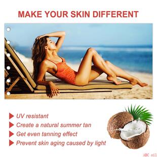 Sun tan Oil Self Tanner Solarium Cream Tanning Salon Bronzer