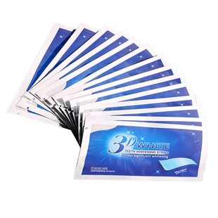 3D WHITE Teeth Whitening Stripes tooth Bleaching Tool 牙齿贴