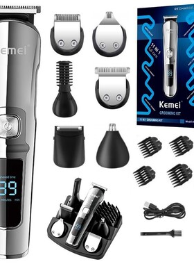Original Kemei Digital Display All In One Hair Trimmer For M