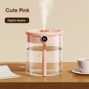 NEW Enhanced Dual Nozzle LED Display Air Humidifier with Nig