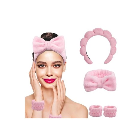 Womens Spa Headband Skincare Hairband Make Up Hair Band Spon
