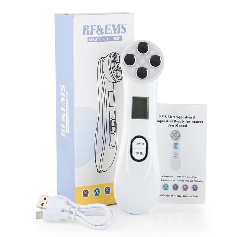 5 Colors RF Radio Frequency Facial LED Photon Beauty Device