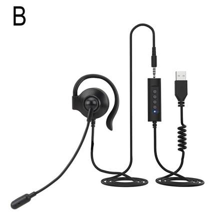 Business sport headphones  headset USB话务办公耳机分离式耳麦