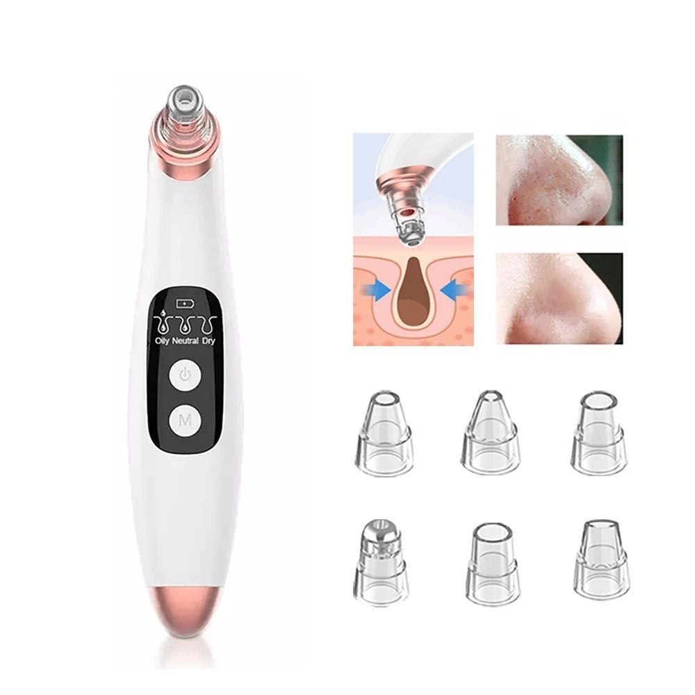 Blackhead Remover Pore Vacuum Face Cleaner Electric Pimple图片