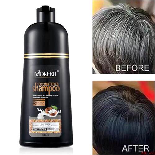 MOKERU玛奇诺椰子COCONUT HAIR DYE Black Shampoo染髪剂出口