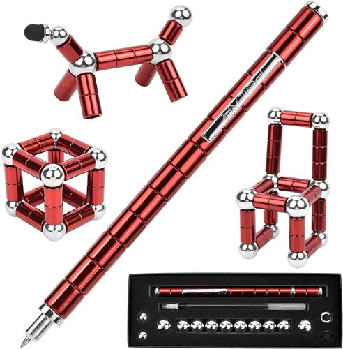 Magnetic Metal Fidget Pen Toys Multifunctional Gift Deformab