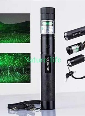 SD303 Green Laser Pointer Adjustable Burning Laser Pen 532nm