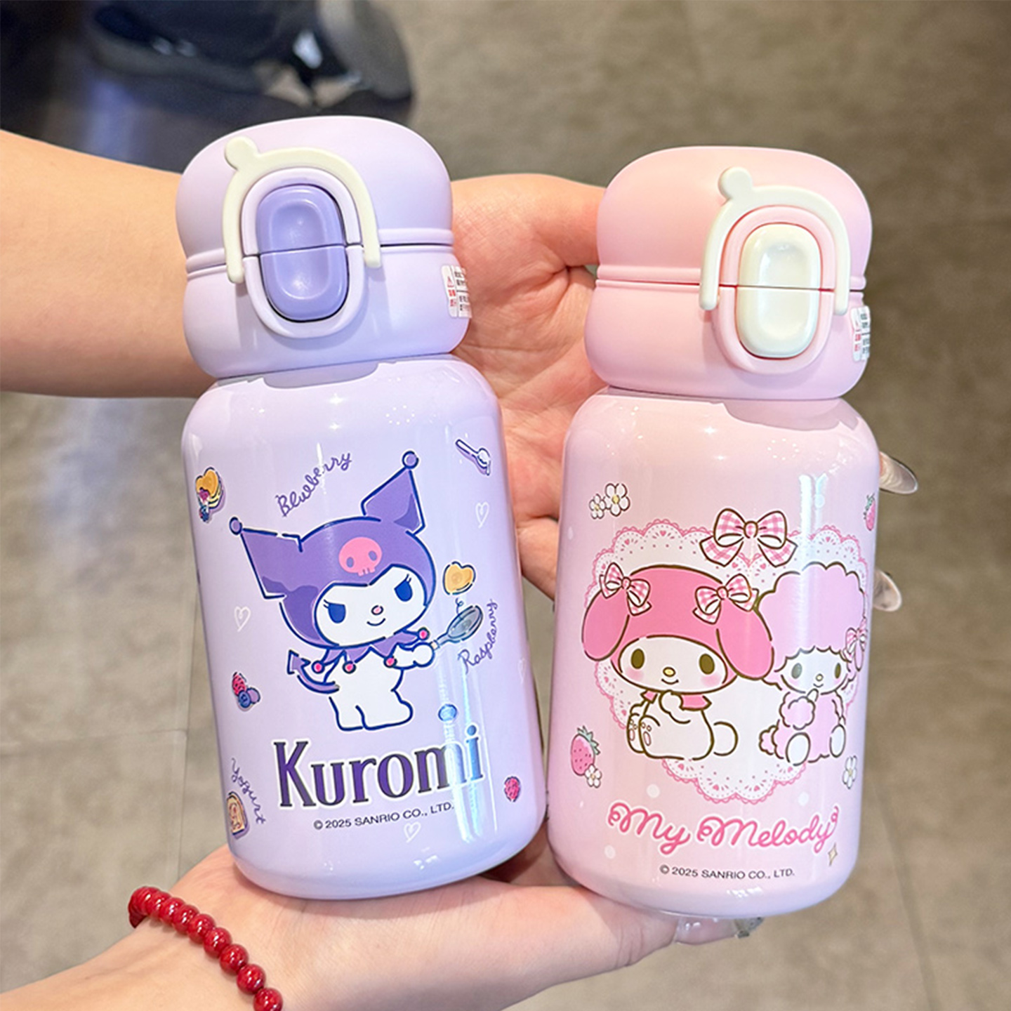 库洛米儿童保温水杯女孩上学专用