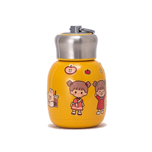 迷你保温杯小巧便携男女士超萌少女心可爱儿童外出学生不锈钢水壶