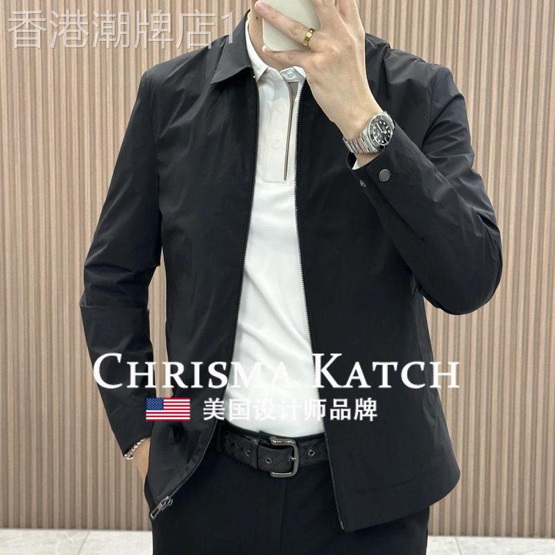 出口美国⭐Chrisma Katch~高品质商务翻领行政外套轻奢简约夹克