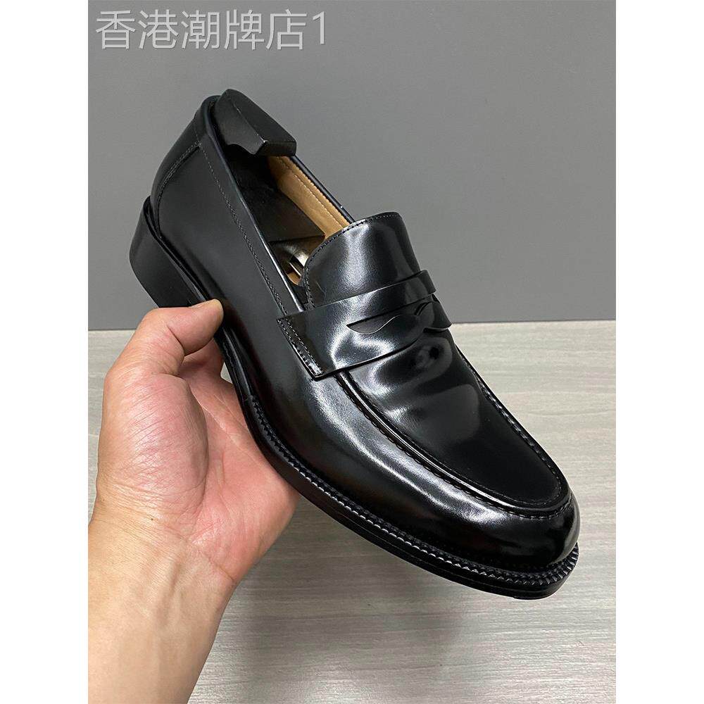 皮鞋男秋季真皮透气商务正装男鞋2025新款一脚蹬英伦男士休闲鞋子