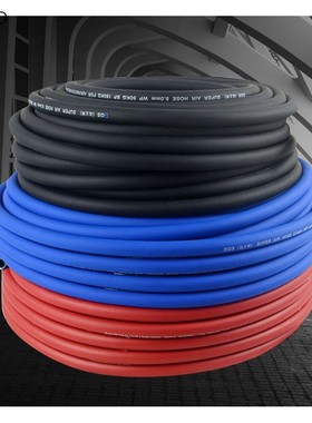 用高压管8mm10mm131619氧气管氩气管氮气管风炮管水管黄绿色