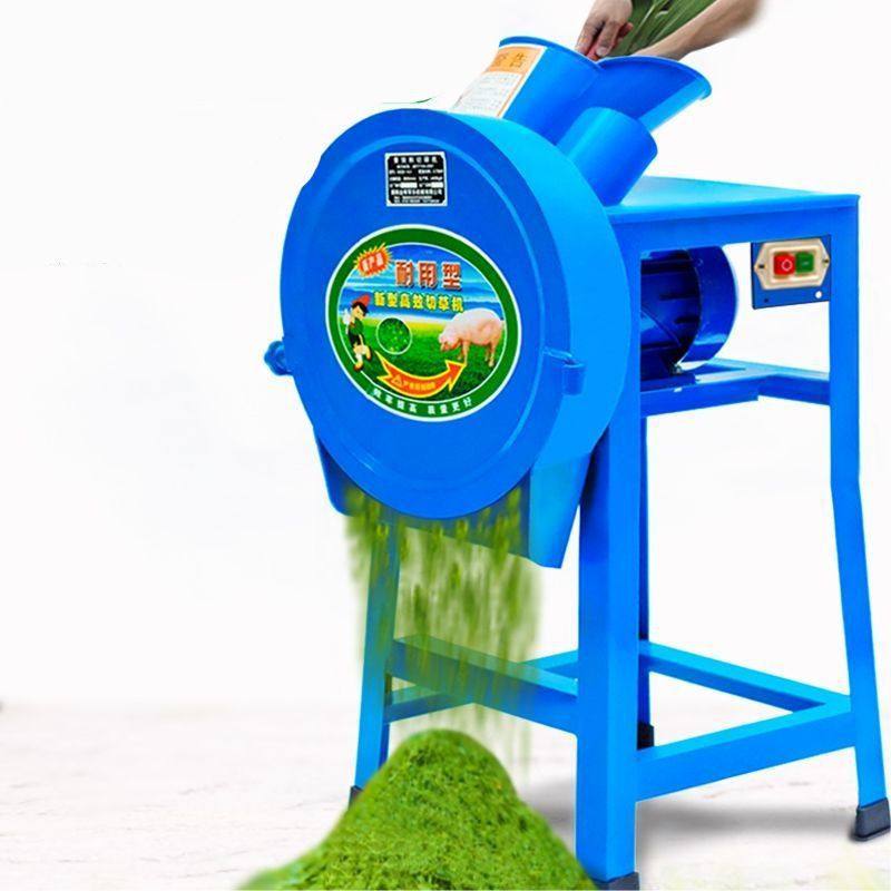 砍草机电动铡草机切草碎草机牛羊养殖小型家用饲料粉碎机打草猪草