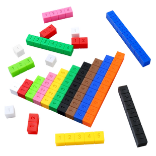 克利王国古氏积木蒙氏算数教具神器砝码数棒儿童数学启蒙运算益智