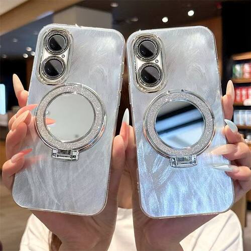 适用华为p50e手机壳支架abr-al60软硅胶huawei p50保护套全包边防摔abr一al00个性创意p50pro简约jadal50女款