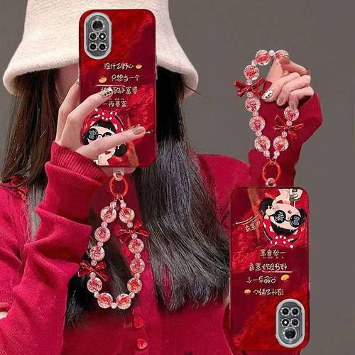 适用华为nova8pro手机壳brq-anoo卡通nove8保护套5g镜头全包防摔ang一an00个性创意n0va8se新年款jscan00女潮
