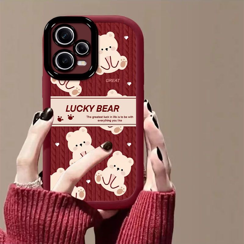 英文小熊适用红米NOTE12P