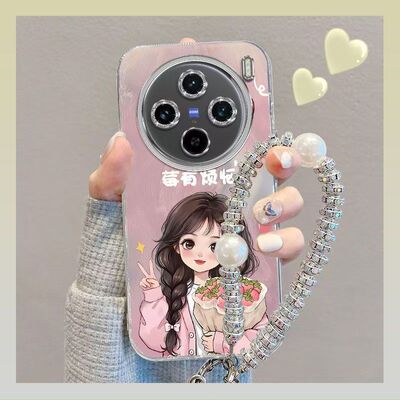 vivo x100pro手机壳V2324A软硅胶vlvox100保护套5g镜头全包防摔V2309A个性创意viv0x100可爱vovix100por女款