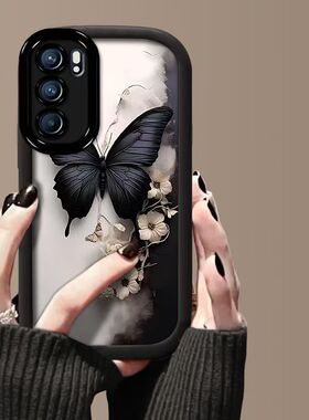 oppo reno6手机壳peqmoo软硅胶opreno6pro保护套5g镜头全包防摔pepm00个性创意opopreno6高级感0pp0reno6女款