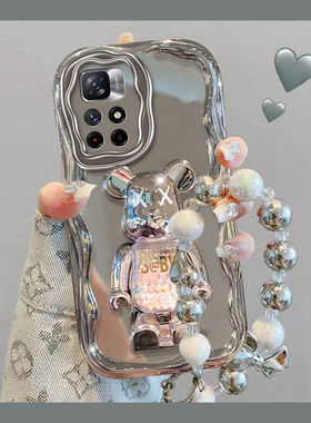 红米note11pro手机壳redminote11电镀软nt11pro+保护套5g镜头全包防摔小米n0te11tpro个性创意11tpro简约男女