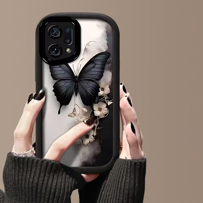 oppo findx5手机壳pffm10软硅胶opfindx5pro保护套5g镜头全包防摔pfem10个性创意flndx5高级感findx5por女款