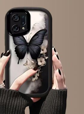 oppo findx5手机壳pffm10软硅胶opfindx5pro保护套5g镜头全包防摔pfem10个性创意flndx5高级感findx5por女款