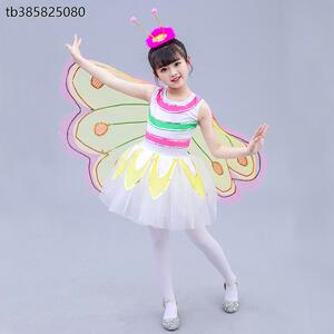 六一儿童蝴蝶演出服幼儿